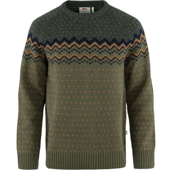 Fjällräven Övik Knit sweater Herre / Mænd-laurel Grøn / deep Grøn-L - Trøjer