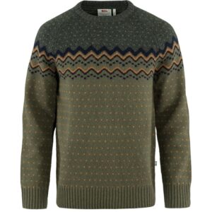 Fjällräven Övik Knit sweater Herre / Mænd-laurel green / deep forest-2XL - Trøjer