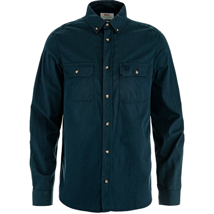 Fjällräven Övik Lite Flannel Shirt M-dark navy-2XL - Skjorter