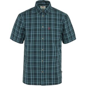 Fjällräven Övik Lite Shirt Herre / Mænd-dark navy / dawn blue-M - Skjorter