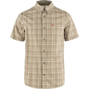 Fjällräven Övik Lite Shirt Herre / Mænd-fossil / chalk rose-L - Skjorter