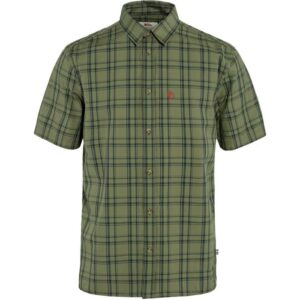 Fjällräven Övik Lite Shirt Herre / Mænd-green / dark navy-M - Skjorter