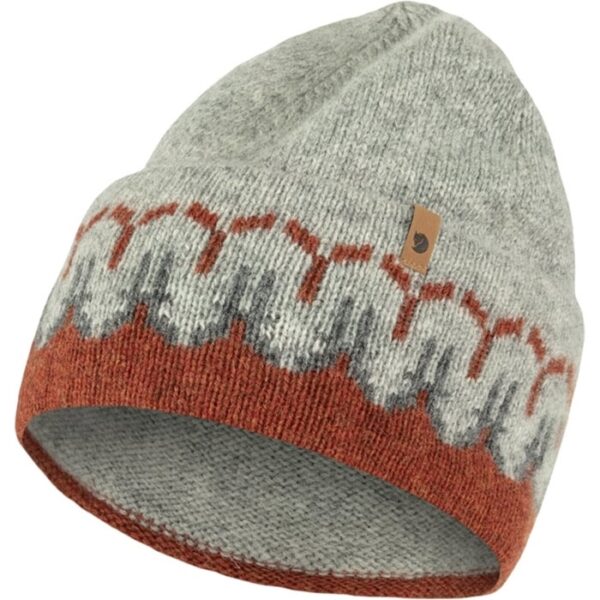 Fjällräven Övik Path Knit Beanie-autumn leaf / Grå - Hue