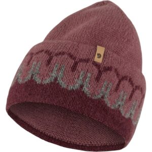 Fjällräven Övik Path Knit Beanie-dark garnet / mesa Lilla - Hue