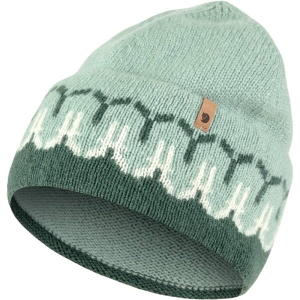 Fjällräven Övik Path Knit Beanie-deep patina / misty Grøn - Hue