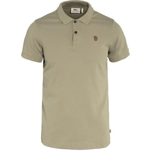 Fjällräven Övik Polo Shirt Herre / Mænd-Beige Grå-2XL - T-Shirt, Polo-shirt