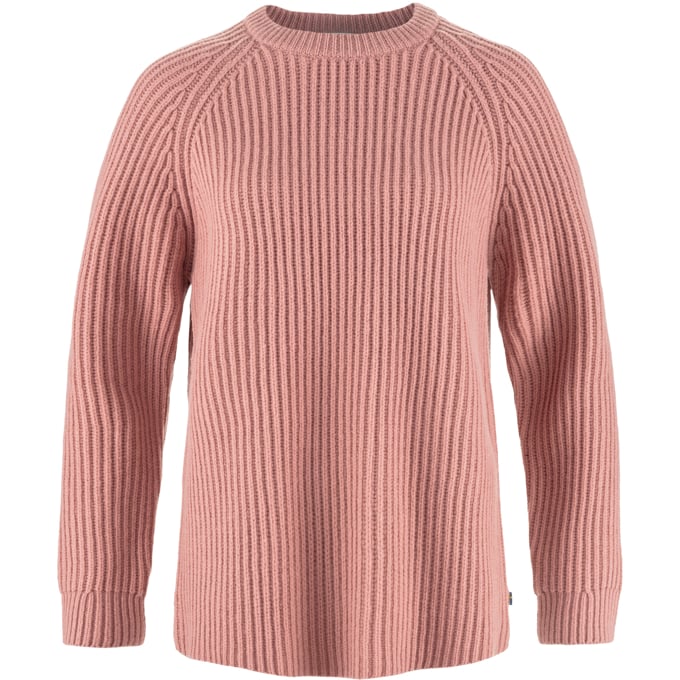 Fjällräven Övik Rib Dame Sweater Dusty Rose S