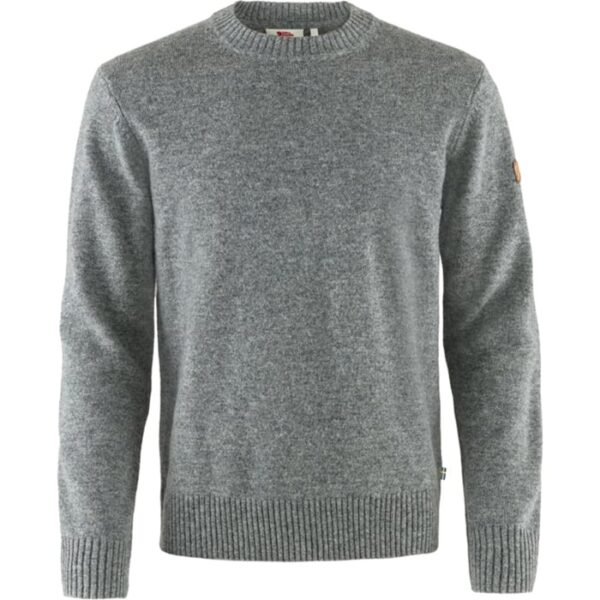 Fjällräven Övik Round-neck Sweater Herre / Mænd 100% uld-Grå-2XL - Trøjer