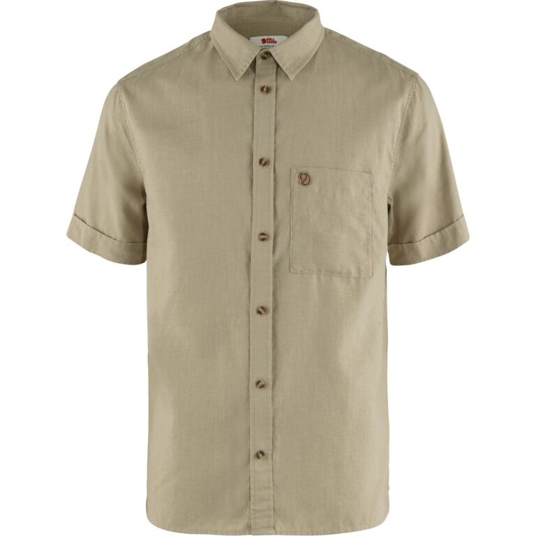 Fjällraven Övik Travel S/S Skjorte M Sand stone XL