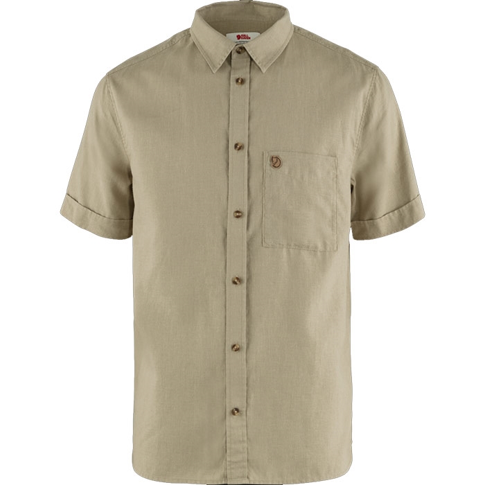 Fjällräven Övik Travel Shirt Herre / Mænd-sand stone-L - Skjorter