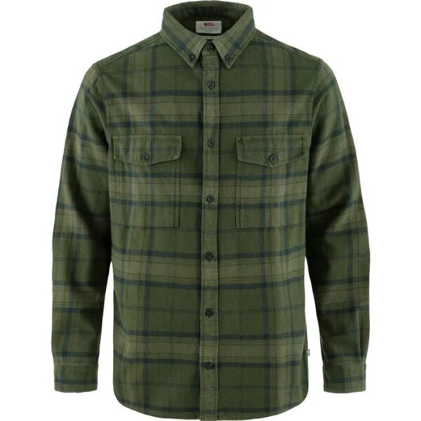 Fjällräven Övik Twill Shirt Herre / Mænd-deep Grøn / Grøn-2XL - Skjorter