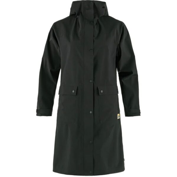 Fjällräven Rain Parka Kvinder / Damer-Sort-L - Regntøj, poncho