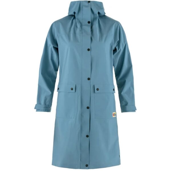 Fjällräven Rain Parka Kvinder / Damer-dawn Blå-L - Regntøj, poncho