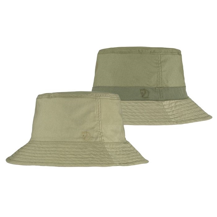 Fjällräven Reversible Bucket Hat-sand stone-light olive-L/XL - Hat