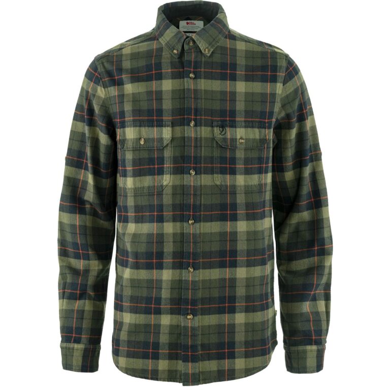 Fjällräven Singi Heavy Flannel Shirt Herre M Grøn Skjorter