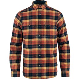 Fjällräven Singi Heavy Flannel Shirt Herre M Orange Skjorter