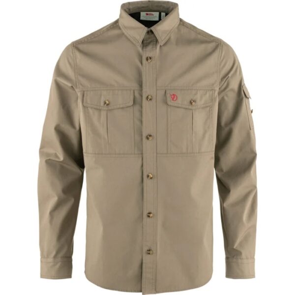 Fjällräven Singi Trekking Shirt LS Herre / Mænd-suede Brun-2XL - Skjorter