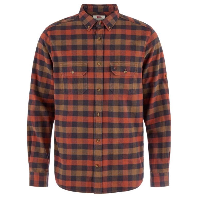 Fjällräven Skog Relaxed Shirt Herre XXL Rød/Brun Skjorter