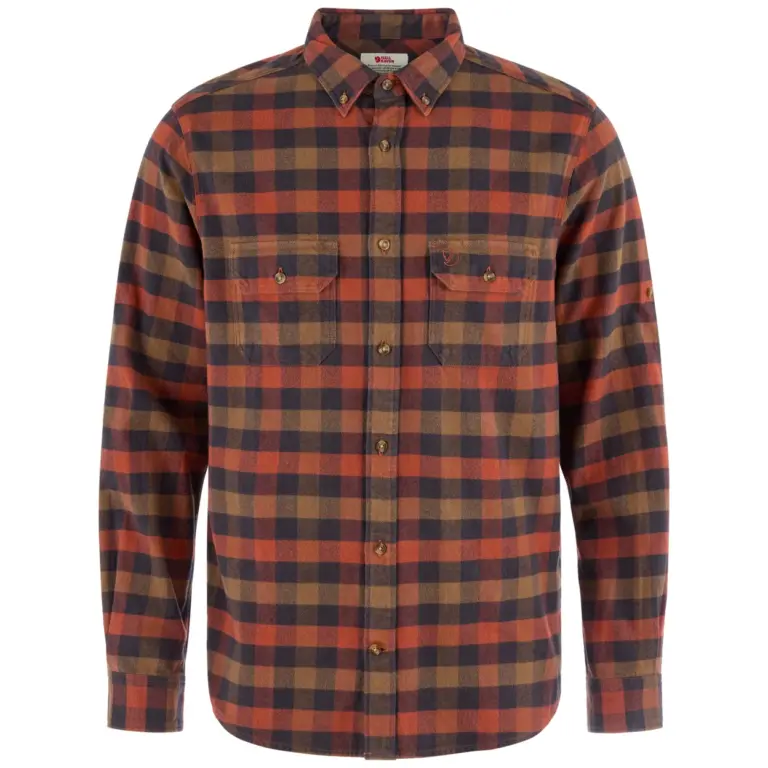 Fjällräven Skog Skjorte Herre Autmn Leaf - Wood Brown (215-265) XL