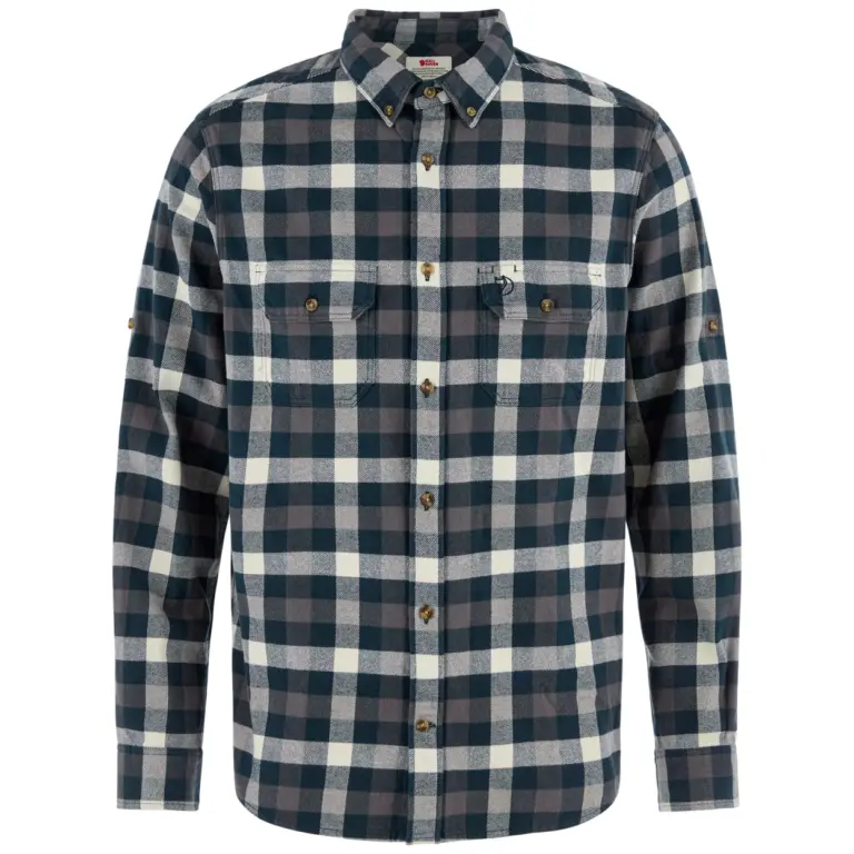 Fjällräven Skog Skjorte Herre Dark Navy-Chalk White XXL