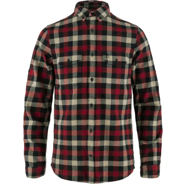 Fjällräven Skog Skjorte Herre Dark Navy-Red XL