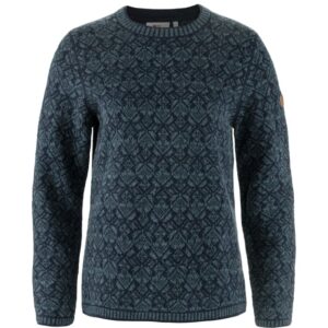 Fjällräven Snow Round Neck Sweater W Dark Navy XL