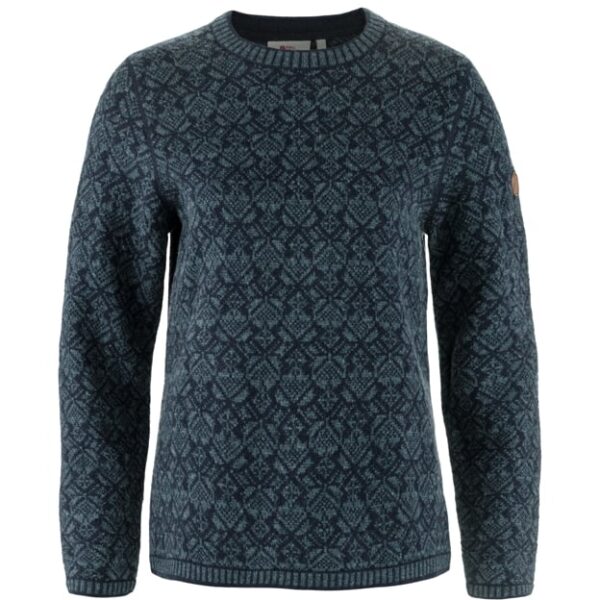 Fjällräven Snow Round Neck Sweater W Dark Navy XL