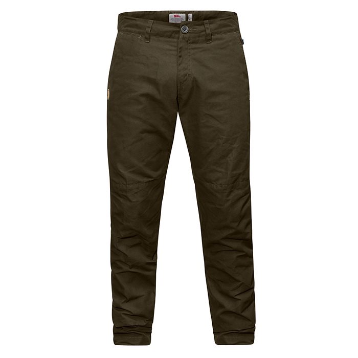 Fjällräven Sörmland Tapered Winter Trousers Herre / Mænd-dark olive-46 - Bukser