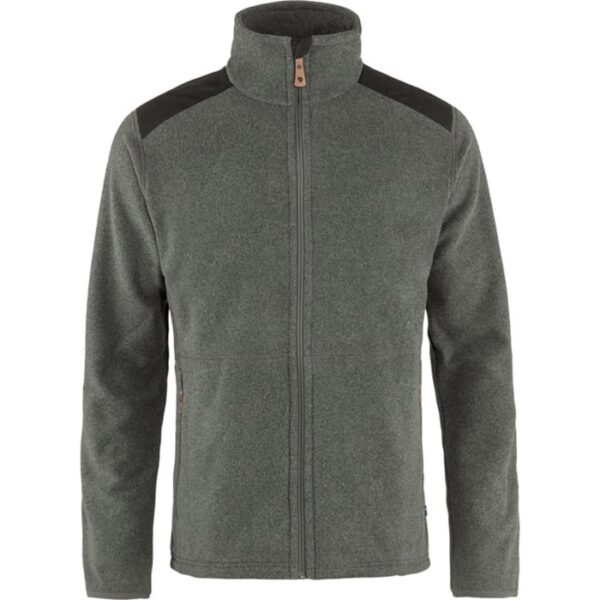 Fjällräven Sten Fleece Herre / Mænd-Grå-L - Fleecejakker