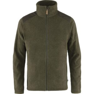 Fjällräven Sten Fleece Herre / Mænd-dark olive-2XL - Fleecejakker