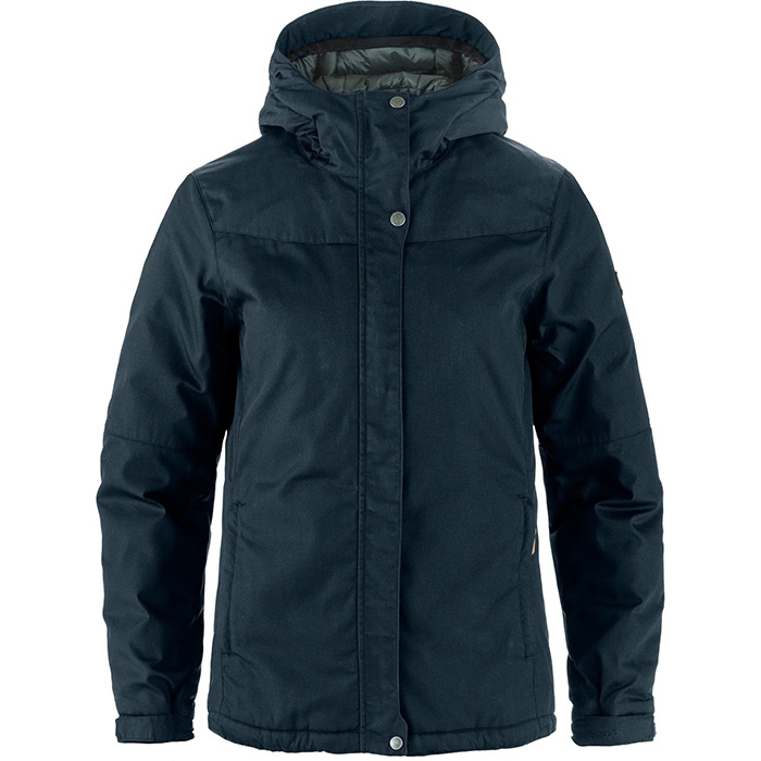 Fjällräven Stina Padded Jacket Kvinder / Damer-dark navy-L - Vinterjakker