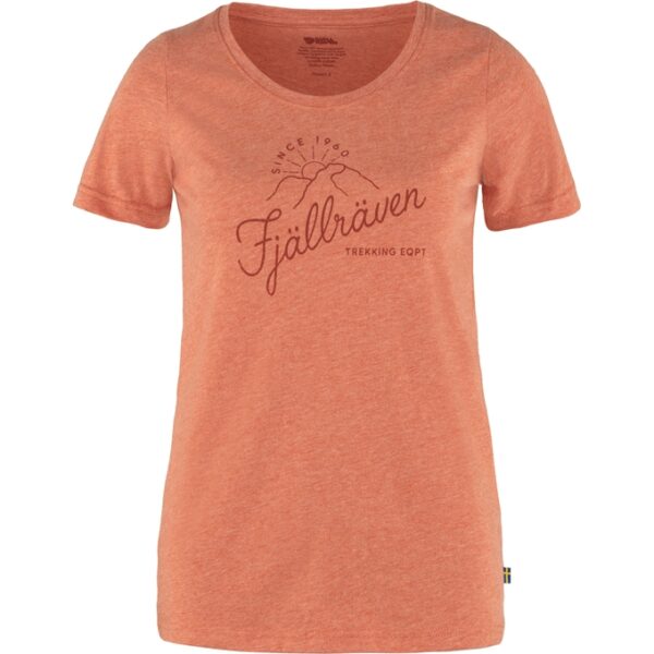 Fjällräven Sunrise Dame T-Shirt Rowan Red XL