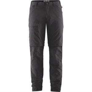 Fjällräven Travellers MT Zip-Off Trousers Mens, Dark Grey
