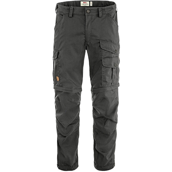 Fjällräven Vidda Pro Lite Zip-Off Trousers Herre / Mænd-dark grey-44-regular - Bukser