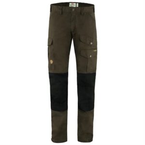 Fjällräven Vidda Pro Trousers Mens, Dark Olive / Black
