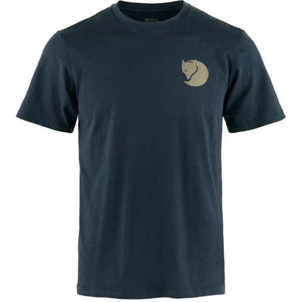 Fjällräven Walk With Beige T-Shirt-Mørkeblå-2XL - T-Shirt, Polo-shirt