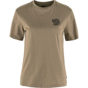 Fjällräven Walk With Nature T-Shirt Kvinder / Damer-suede brown-XS - T-Shirts