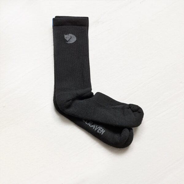 Fjällräven Wool Sock-black-L(42-44) - Sokker
