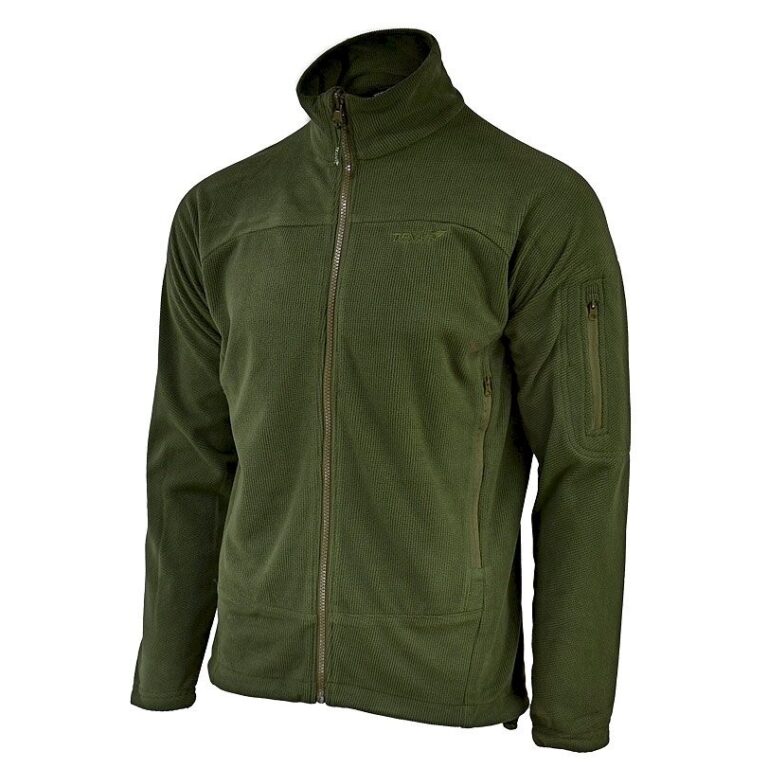 Fleece jakke CONGER - Texar - Medium - Olive