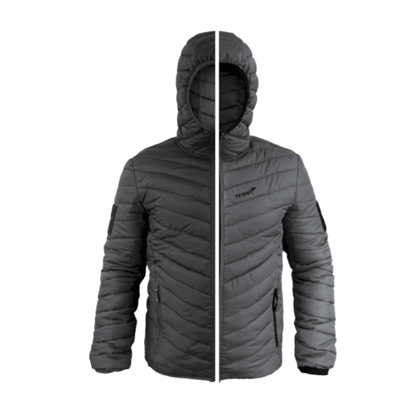 Forårsjakke herre dunjakke | REVERSE jacket black/grey - Texar - M