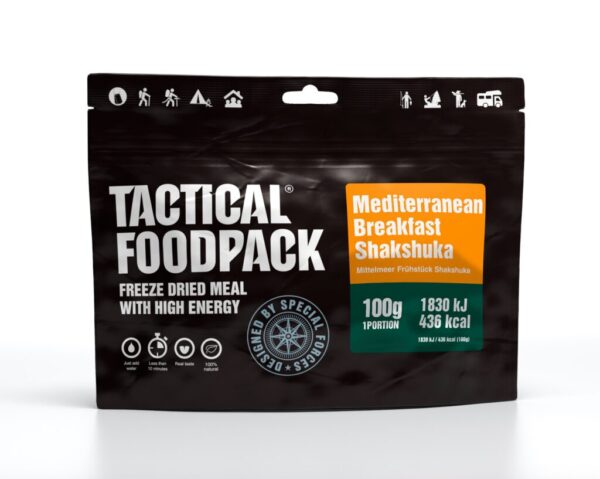 Frysetørret mad | MIDDELHAVET MORGENMAD SHAKSHUKA - TACTICAL FOODPACK®