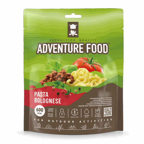 Frysetørret mad | Pasta Bolognese - Adventure Food