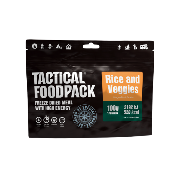 Frysetørret mad - Ris med grøntsager - Tactical Foodpack®