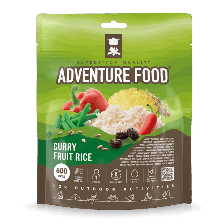 Frysetørret mad | Ris med karry & frugt - Adventure Food