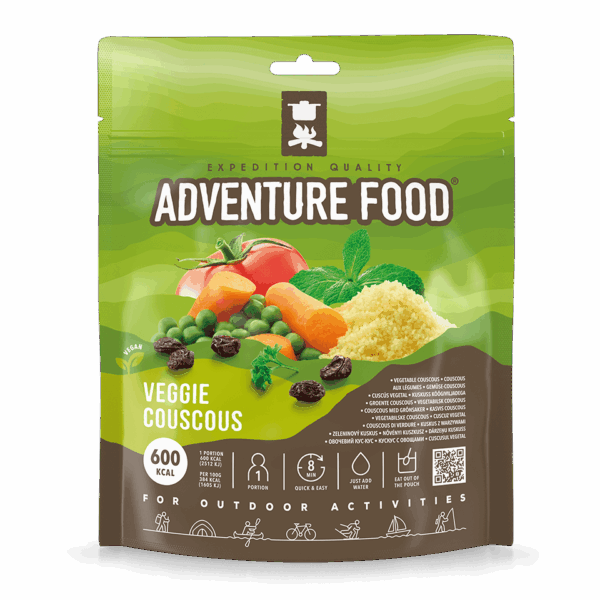 Frysetørret mad | Vegetar Couscous - Adventure Food