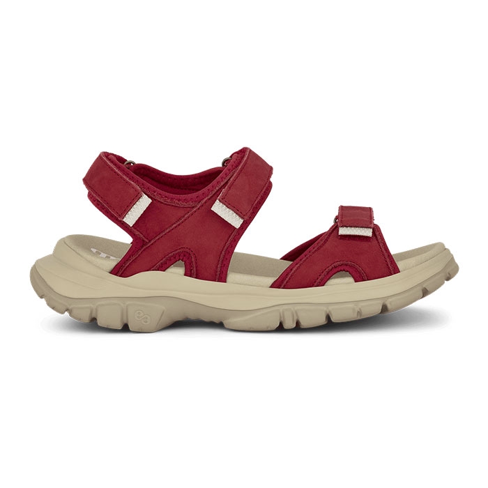 Green Comfort Kiruna Kaya sandal, red-43 - Sandaler