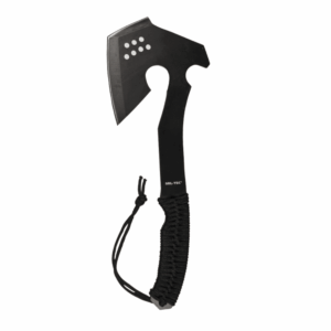 Håndøkse - Sort paracord økse med pouch - Mil-Tec