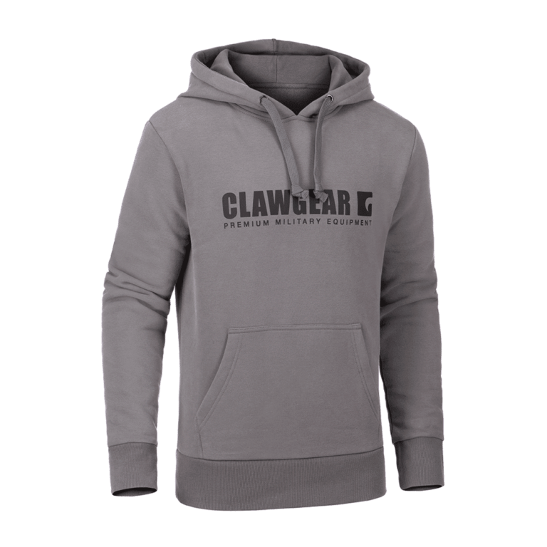 Hættetrøje | CG LOGO HOODIE - Clawgear - S - Wolf Grey