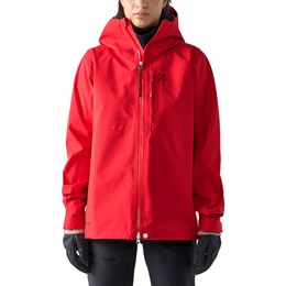 Haglöfs Front Proof II Jacket Dame L Rød Skaljakker