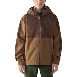 Haglöfs Front Proof II Jacket Herre M Brun Skaljakker